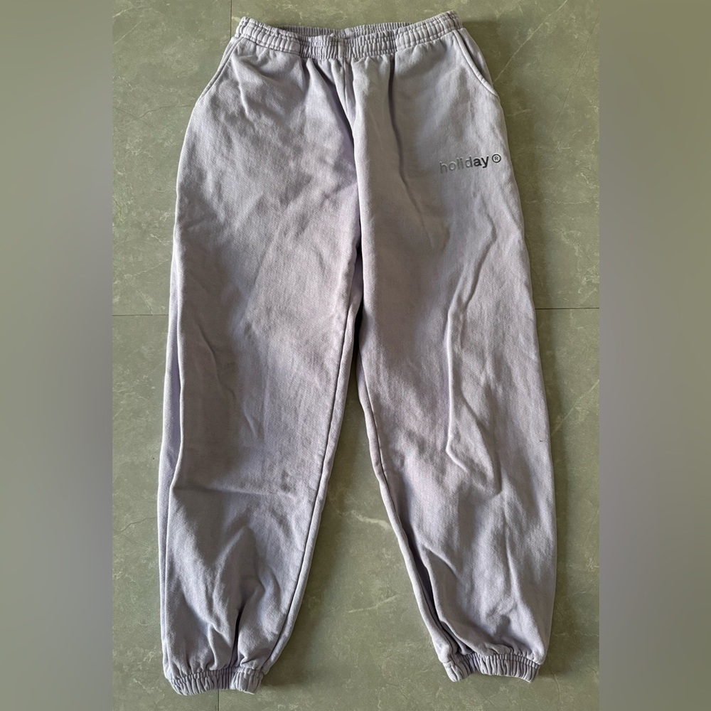 Holiday Brand Light Purple Sweatpants size Large